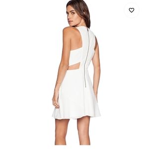 Greylin Carlson Cutout Lace Dress in White
